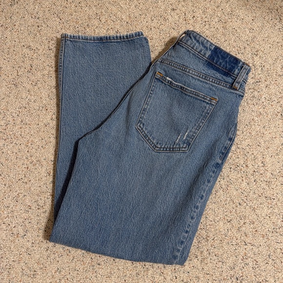 Abercrombie & Fitch A&F Jeans 29 8 Regular Vintage Straight High Rise - Picture 4 of 4